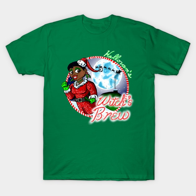 Halloran's Witch's Brew Christmas Variant T-Shirt by Halloran Illustrations